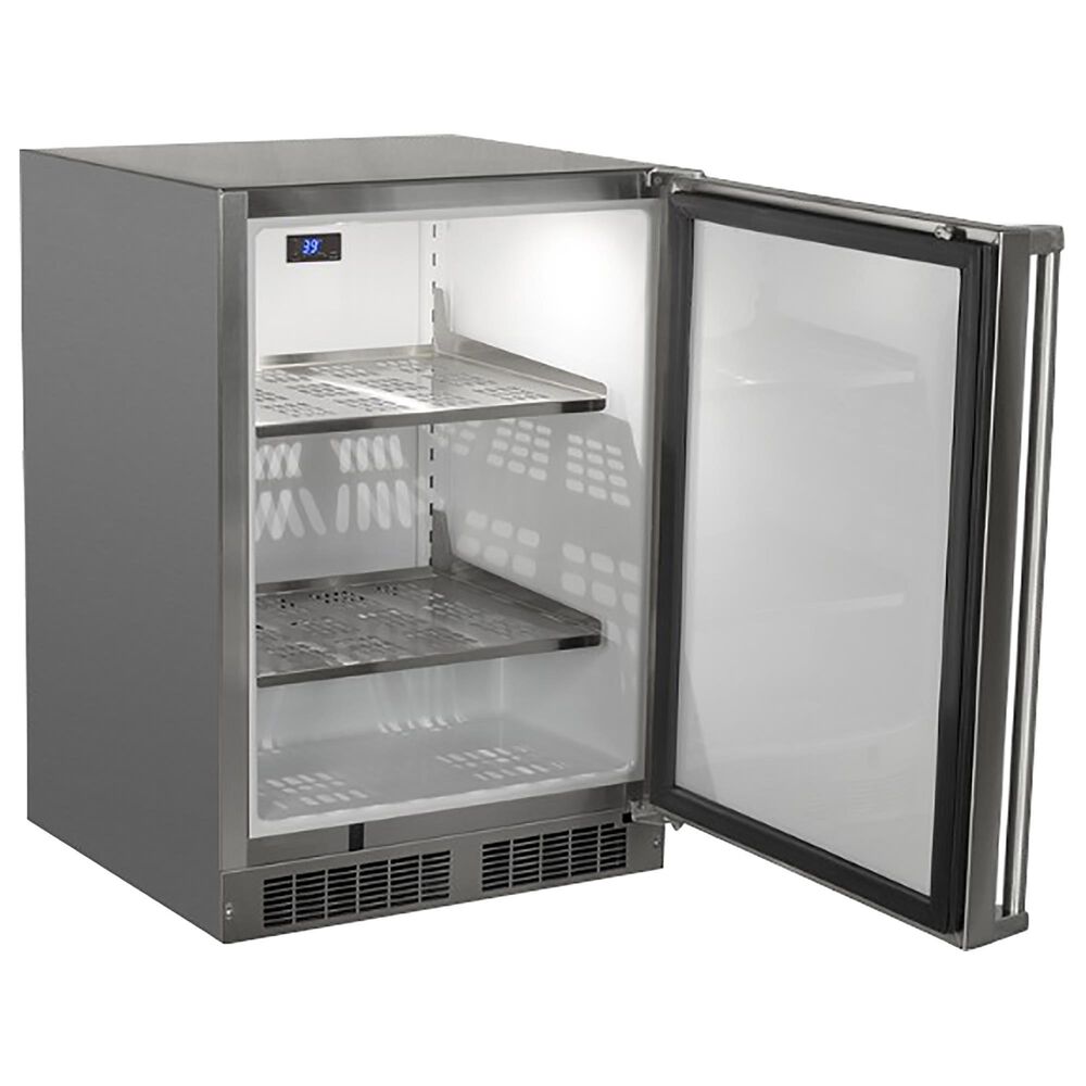 Marvel 5.3 Cu. Ft. 24&quot; Outdoor Built-In High-Capacity Refrigerator in Stainless Steel, , large