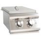 Blaze 12" Built-In LTE Natural Gas Double Side Burner with Lights in Stainless Steel, , large