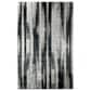 Feizy Micah Silver and Black 3"11" x 6" Area Rug, , large