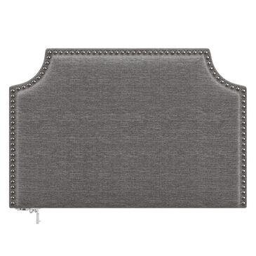 The Monday Company Twin Upholstered Headboard in Gray, , large