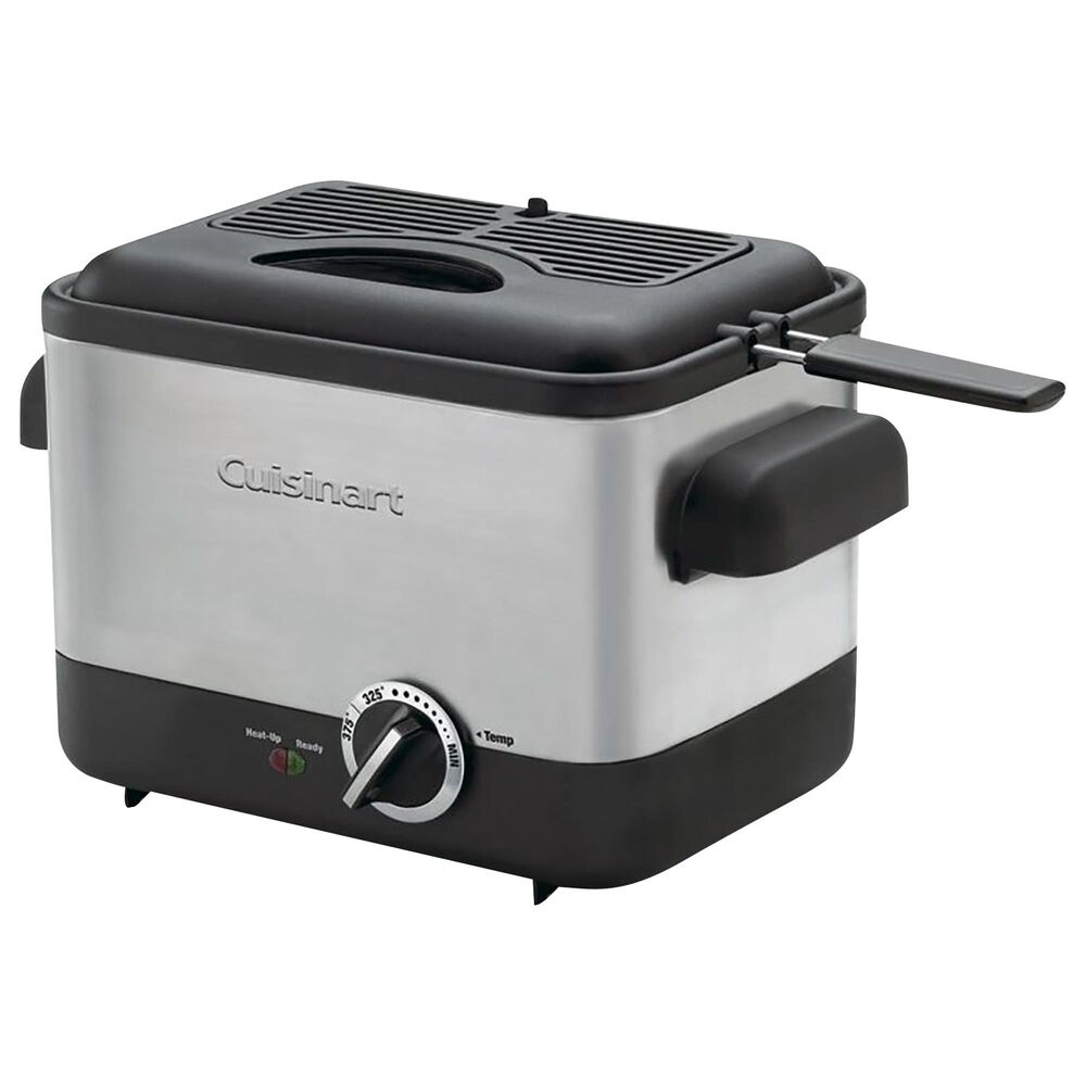 Cuisinart Compact Deep Fryer in Black Stainless Steel Nebraska