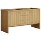 James Martin Vanities Hudson 60" Double Bathroom Vanity Cabinet in Light Natural Oak, , large
