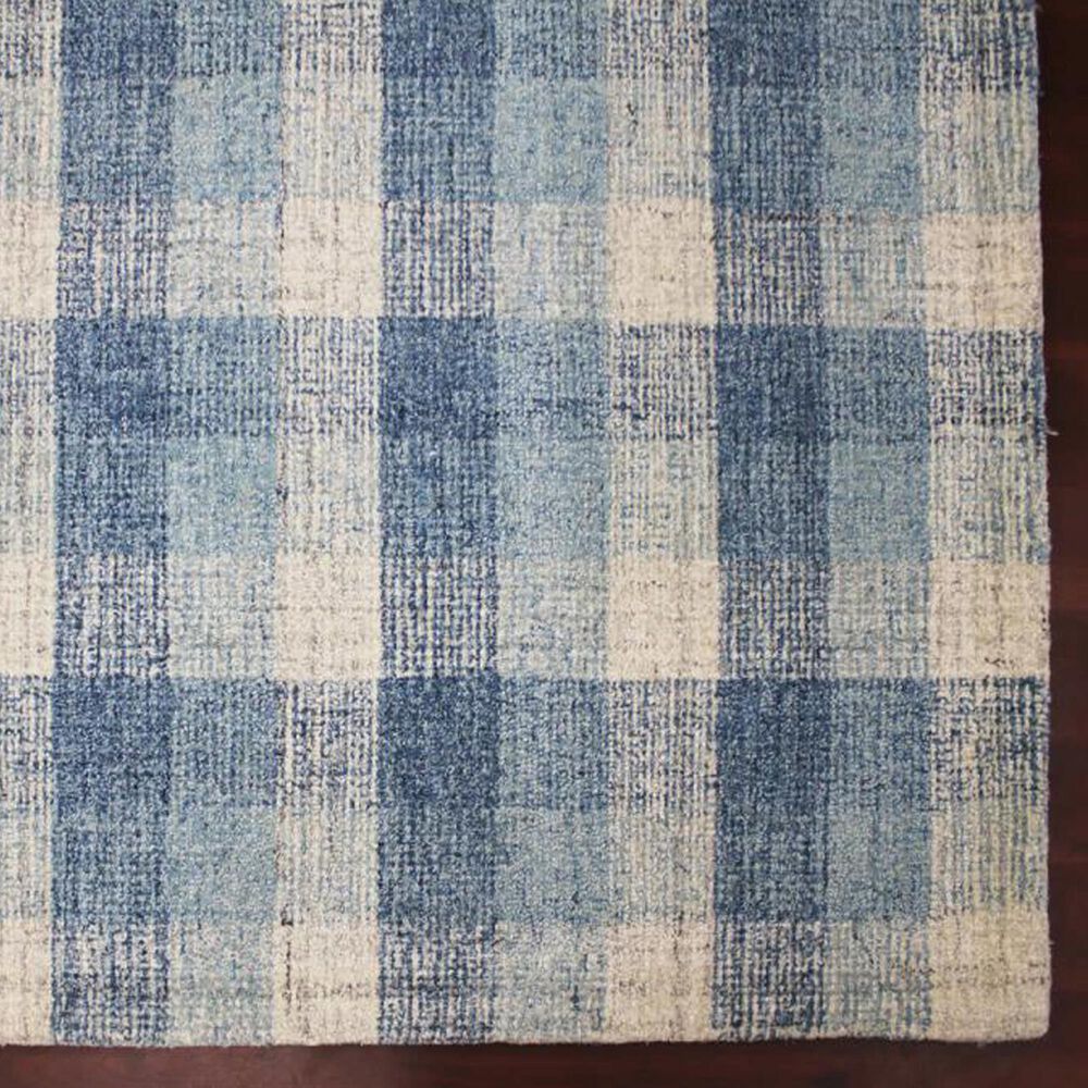 Amer Rugs Tartan 5&#39; x 7&#39;6&quot; Blue Area Rug, , large