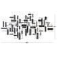 Maple and Jade 30" x 60" Geometric 3D Stripes Wall Decor in Matte Black, , large