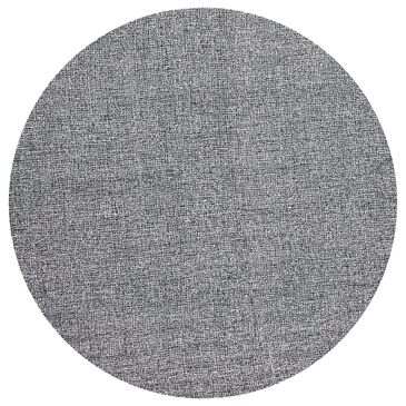 RIZZY Brindleton 10" Round Black and White Area Rug, , large