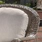 Hearth and Haven Liam Swivel Club Chair with Beige Cushion in Brown (Set of 2), , large