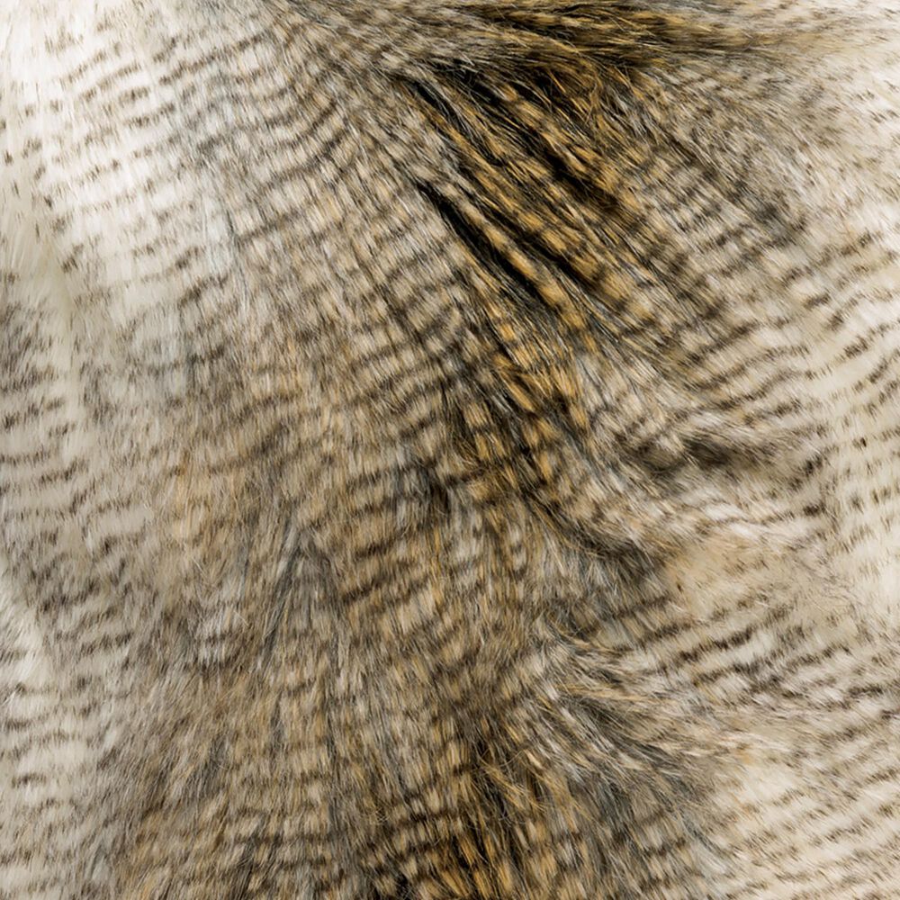 D.V.Kap Inc Alaskan Hawk 20&quot; x 20&quot; Throw Pillow in Brown and Cream, , large