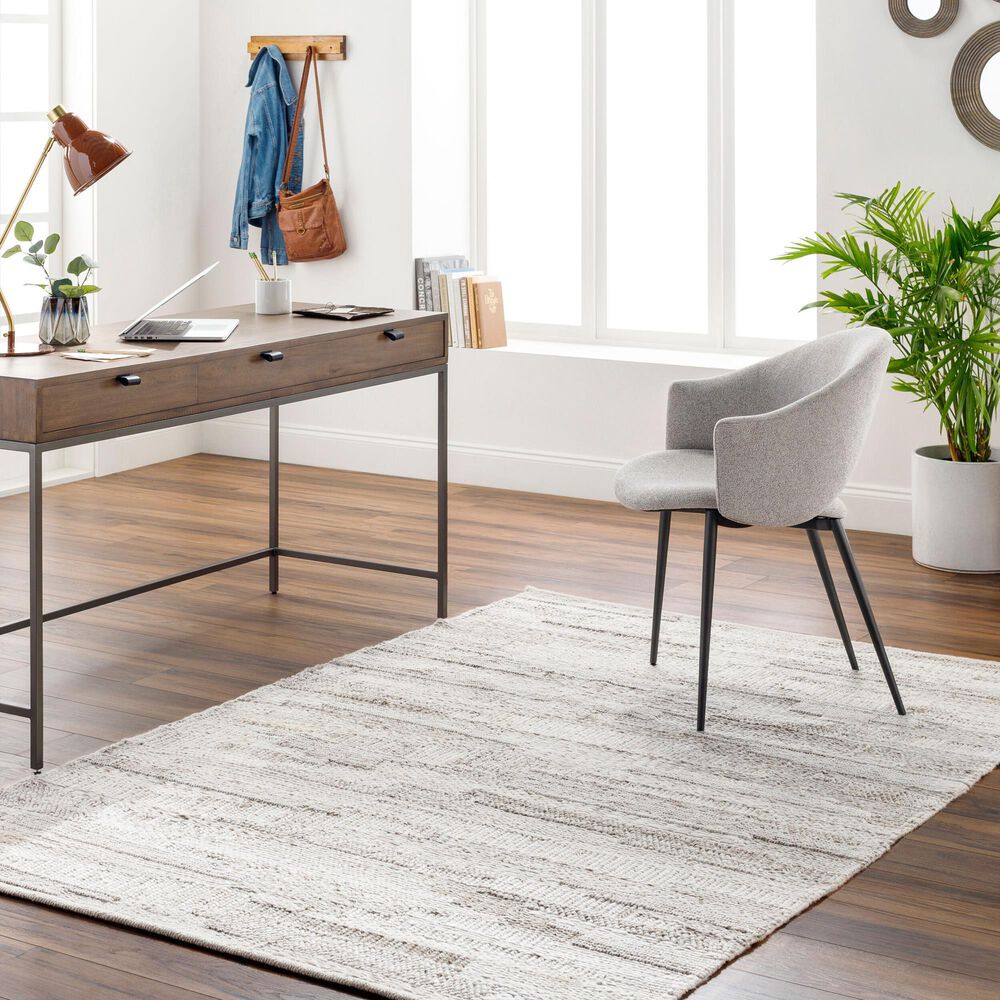 Surya Floria Ivory and Brown 10&#39; x 14&#39; Area Rug, , large