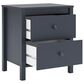 Ashley Simmenfort 2-Drawer Nightstand in Navy Blue, , large