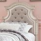Ashley Realyn Full Upholstered Panel Headboard in Chipped White, , large