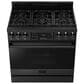 Thor Kitchen Gordon Ramsay 6 Cu. Ft. Professional Natural Gas Range in Black, , large