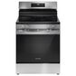 Frigidaire 4 Piece Kitchen Package with 25.6 Cu. Ft. Standard Depth Side-by-Side Refrigerator, 5.3 Cu. Ft. Electric Range with Steam Clean, 1.8 Cu. Ft. OTR Microwave, and 24" Built-In Dishwasher with DishSense and MaxDry in Stainless Steel, , large