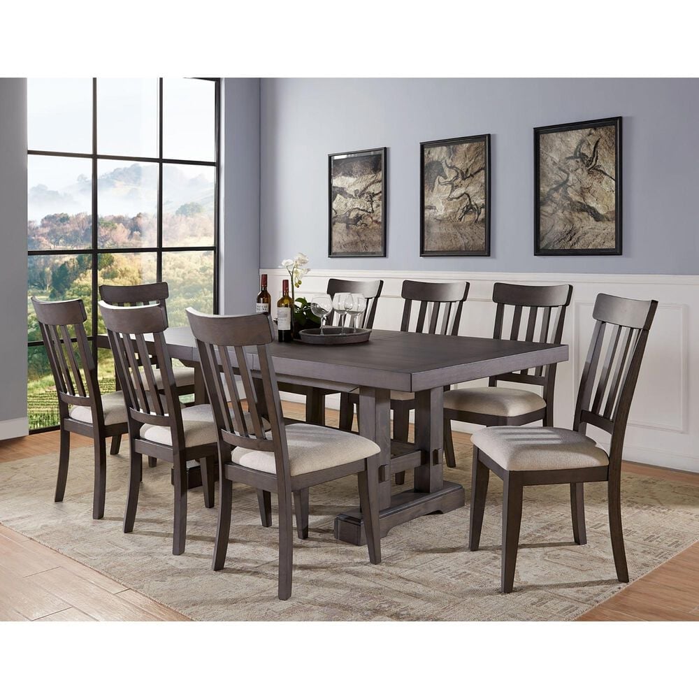 Steve Silver Napa Dining Table in Dusky Cedar, , large