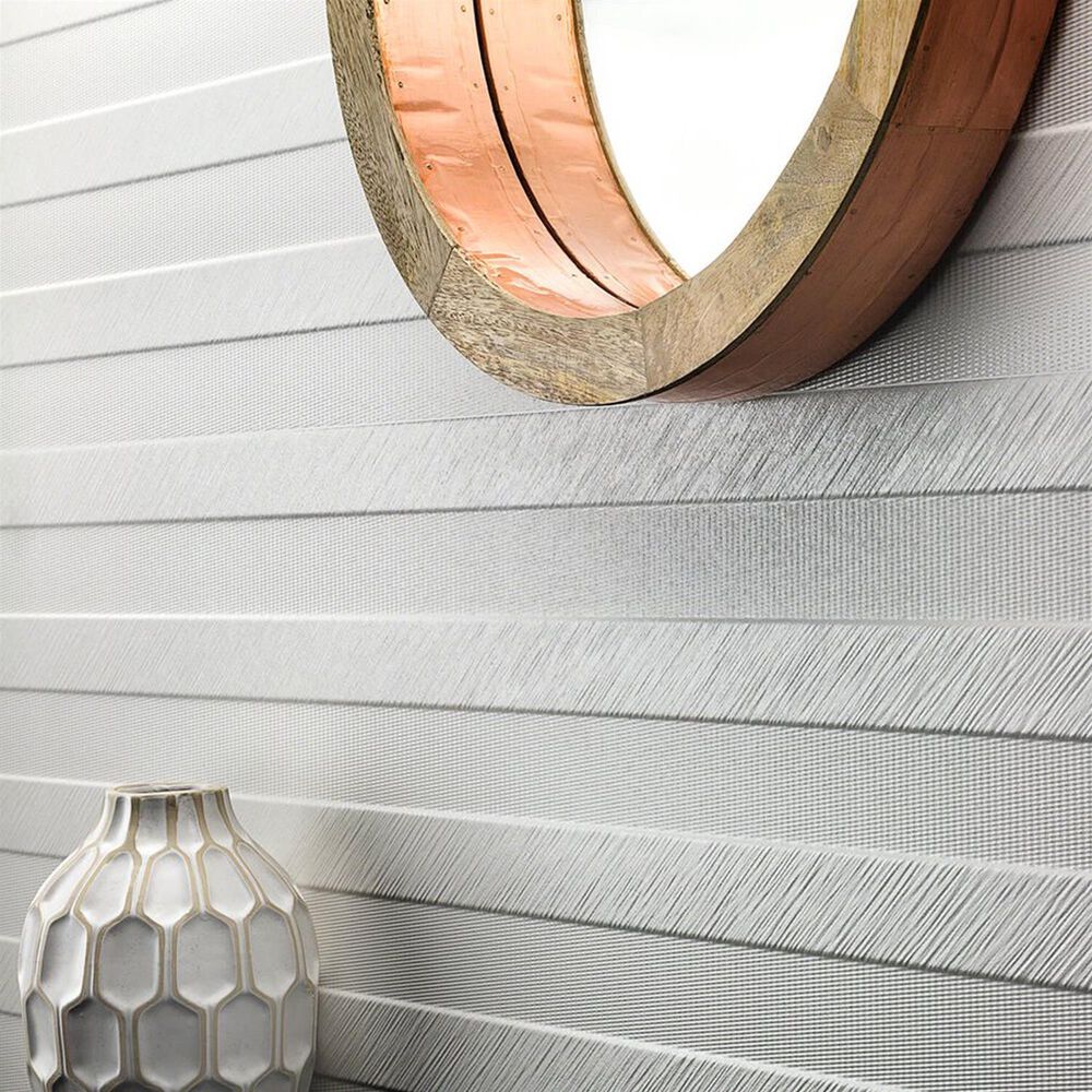 Soho Studio Trace Snow 12&quot; x 48&quot; Ceramic Tile, , large