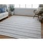 Feizy Duprine 10" x 14" Gray Area Rug, , large