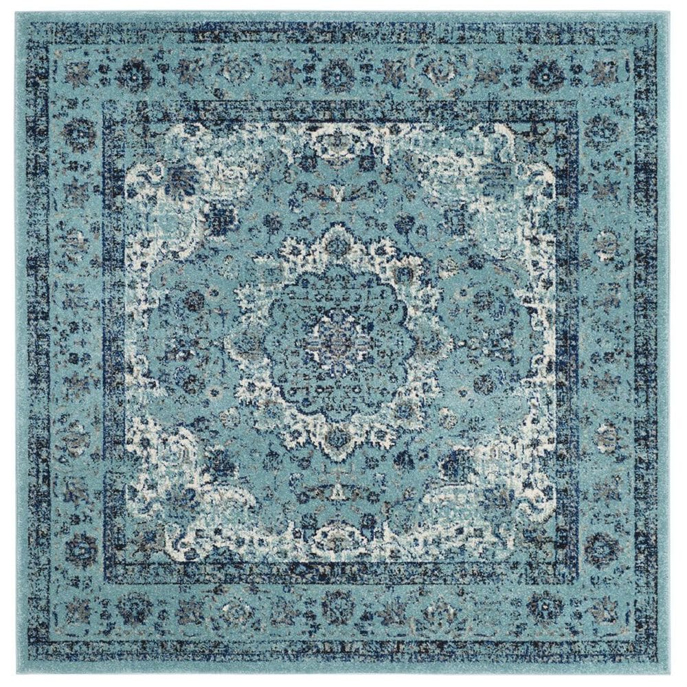 Safavieh Evoke EVK220E-5SQ 5"1" Square Light Blue/Light Blue Area Rug, , large