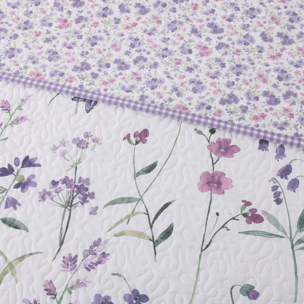 J. Queen New York Nola 3-Piece King/California King Quilt Set in Lilac, , large