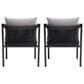 Zuo Modern Horizon Side Chair in Gray (Set of 2), , large