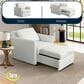 Lifestyle Solutions Blair Convertible Chair in Cream, , large