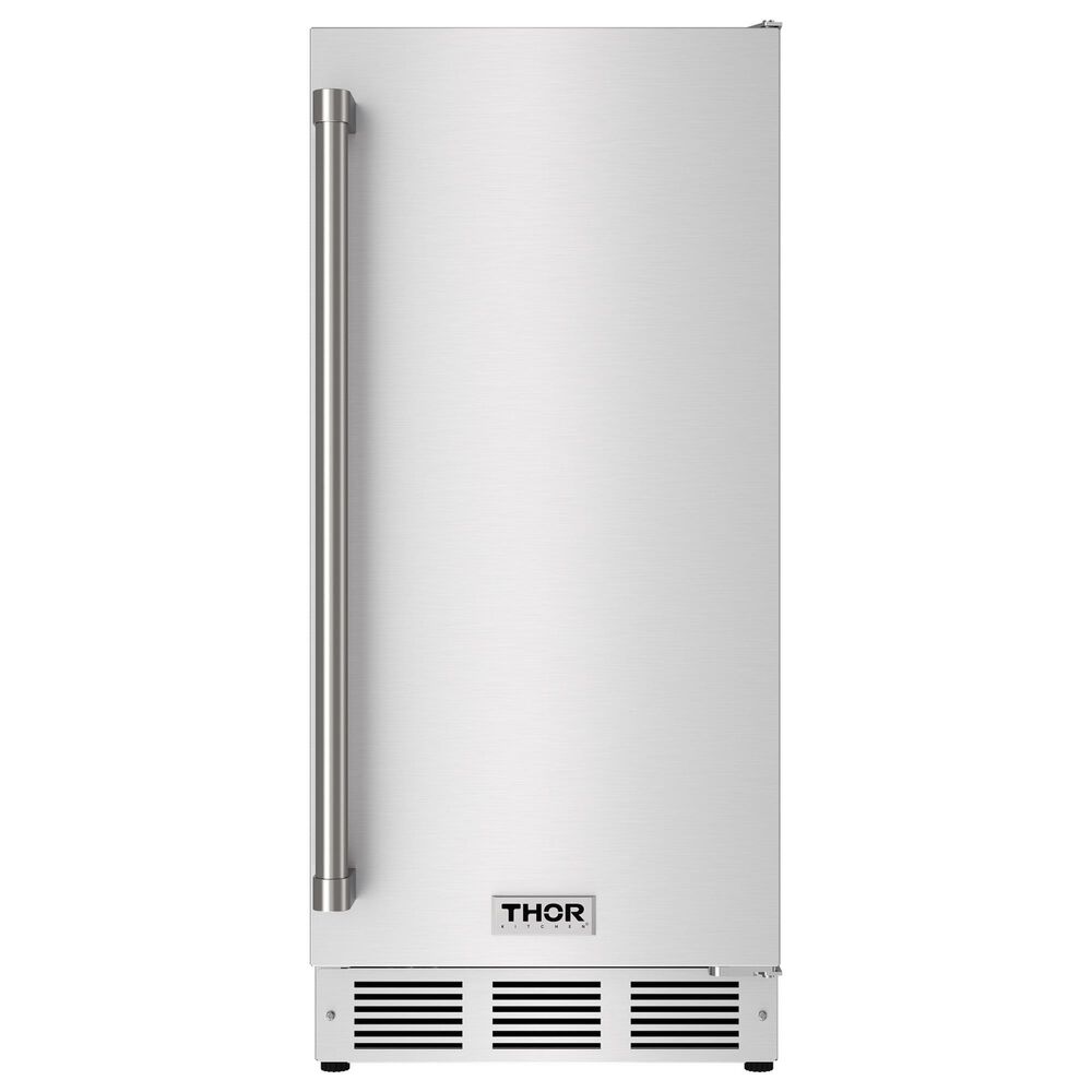 Thor Kitchen 26 Lbs Indoor/Outdoor Ice Maker with Square Cube Ice in Stainless Steel, , large