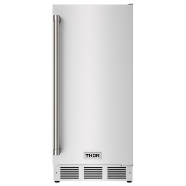 Thor Kitchen 26 Lbs Indoor/Outdoor Ice Maker with Square Cube Ice in Stainless Steel, , large