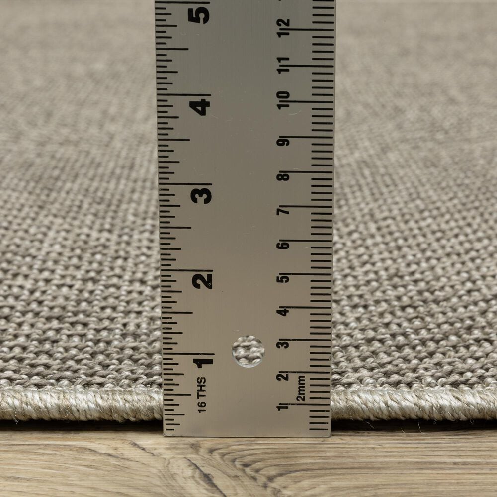 Oriental Weavers Caicos CA07A 5&#39;3&quot; x 7&#39;3&quot; Grey Area Rug, , large