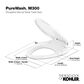 Kohler PureWash 17" M300 Elongated Manual Bidet Toilet Seat in White, , large