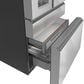 Cafe 22.3 Cu. Ft. 4-Door French Door Refrigerator in Platinum Glass, , large