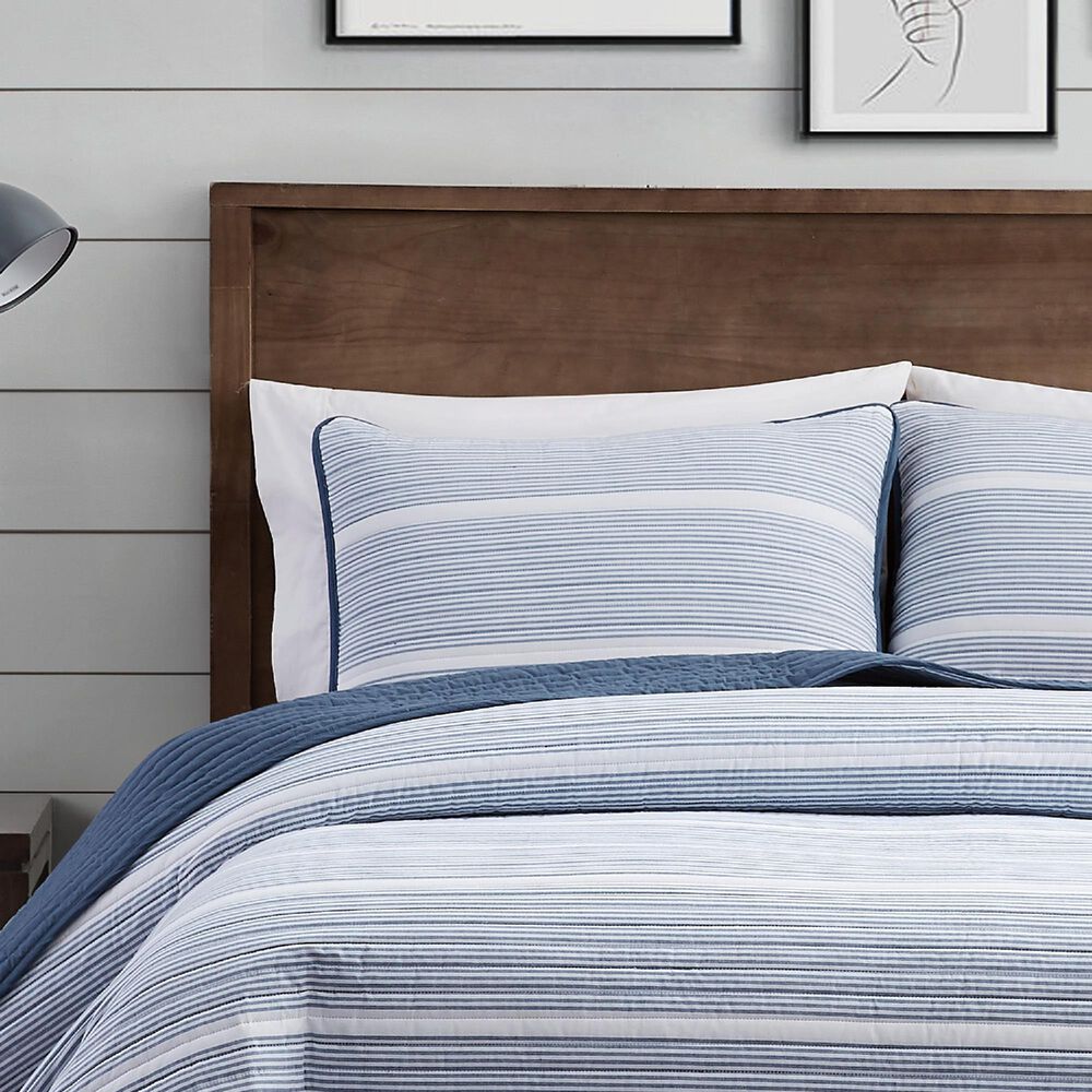 Pem America Brooklyn Loom Niari 2-Piece Twin/Twin XL Quilt Set in Blue, , large