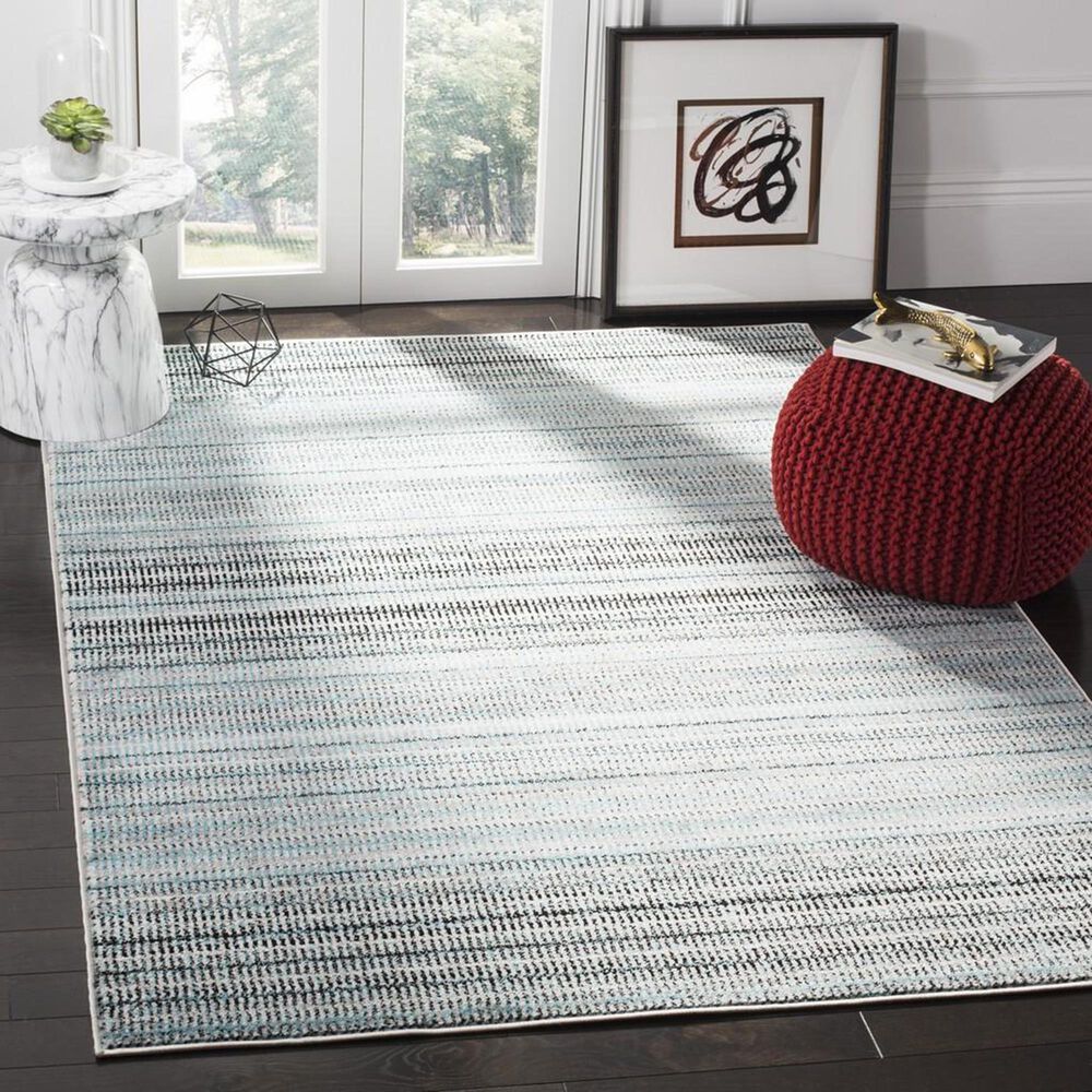 Safavieh Skyler SKY196C 5&#39;1&quot; x 7&#39;6&quot; Blue and Gray Area Rug, , large