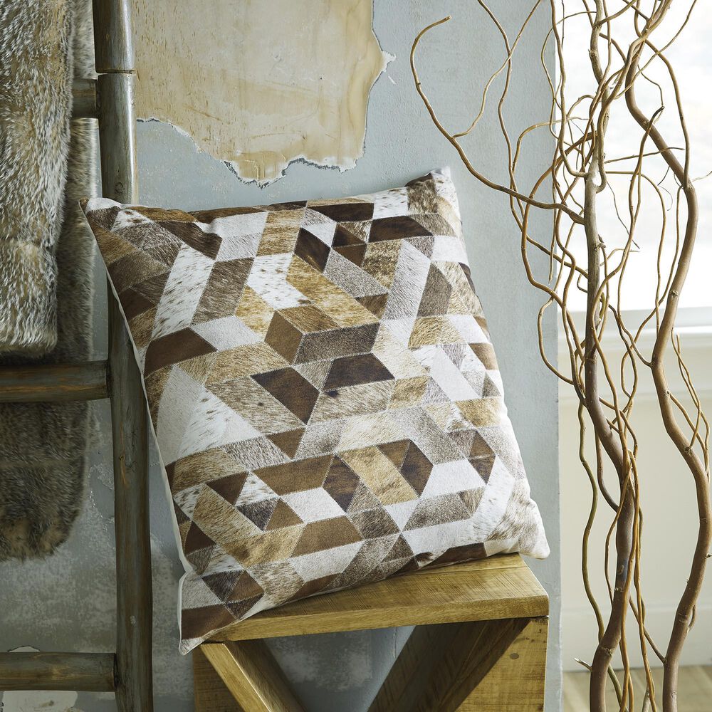 Ashley Adamund 20&quot; x 20&quot; Throw Pillow in Brown, , large
