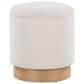 Lumisource Marla 2-Piece 18" Nesting Ottoman Set in Cream, , large