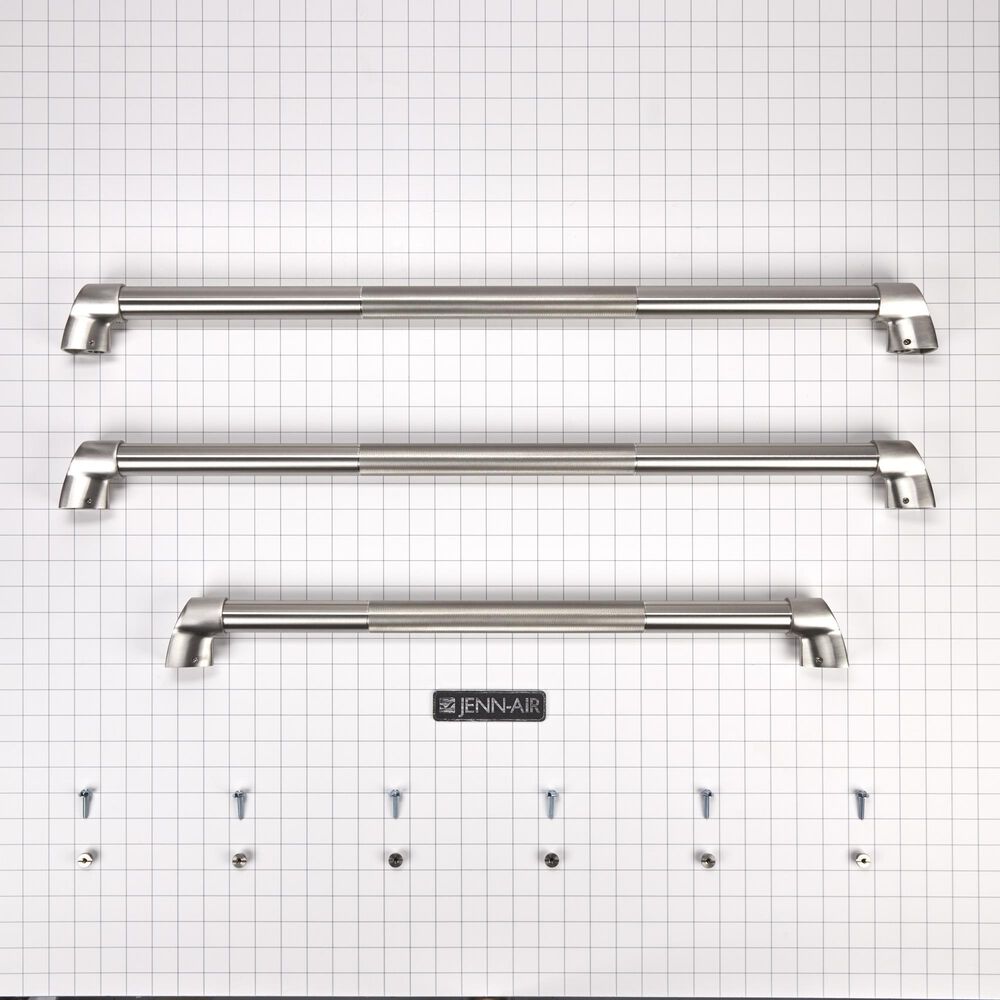 Whirlpool Pro Handle Kit for French Door Bottom-Mount Refrigerator in Stainless Steel, , large