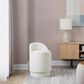 Lumisource Marla Upholstered Vanity Stool in Cream, , large
