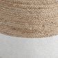 Ashley Sweed Valley Pouf in Natural and White, , large