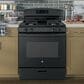 GE Appliances 4.8 Cu. Ft. Freestanding Gas Range in Black, , large