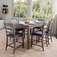 CorLiving New York Counter Height Chair in Washed Grey/Black (Set of 2), , large
