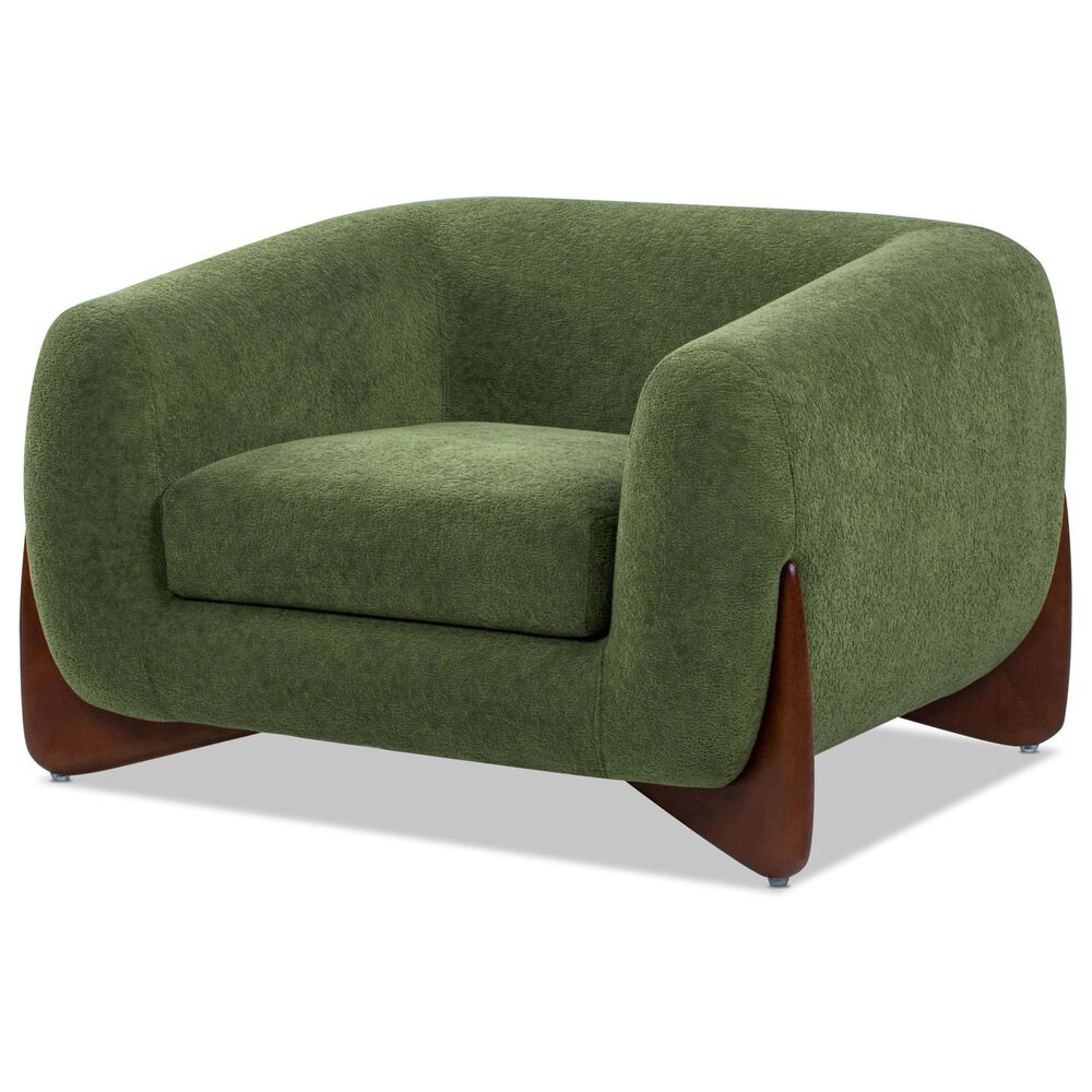Jennifer Taylor Home Alpine Accent Arm Chair in Moss Green, , large