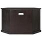 Forma & Co Rustic Corner 30" Corner TV Stand in Espresso, , large