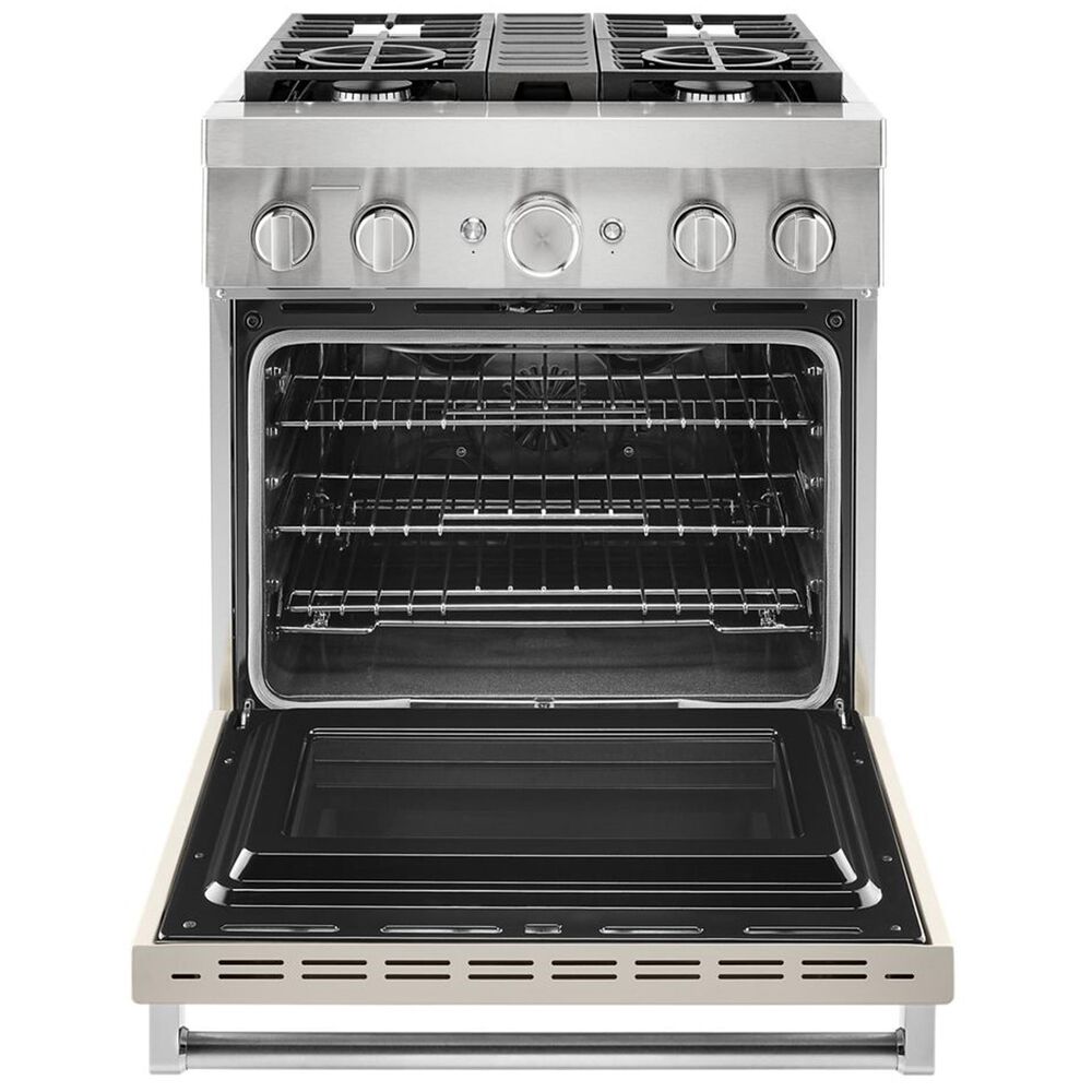 KitchenAid 30&quot; Professional Smart Dual Fuel Range in Matte Milkshake, , large
