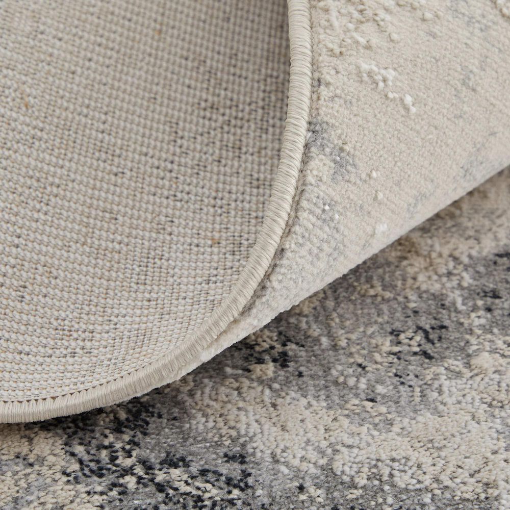 Feizy Astra 8&#39; x 10&#39; Gray and Beige Area Rug, , large