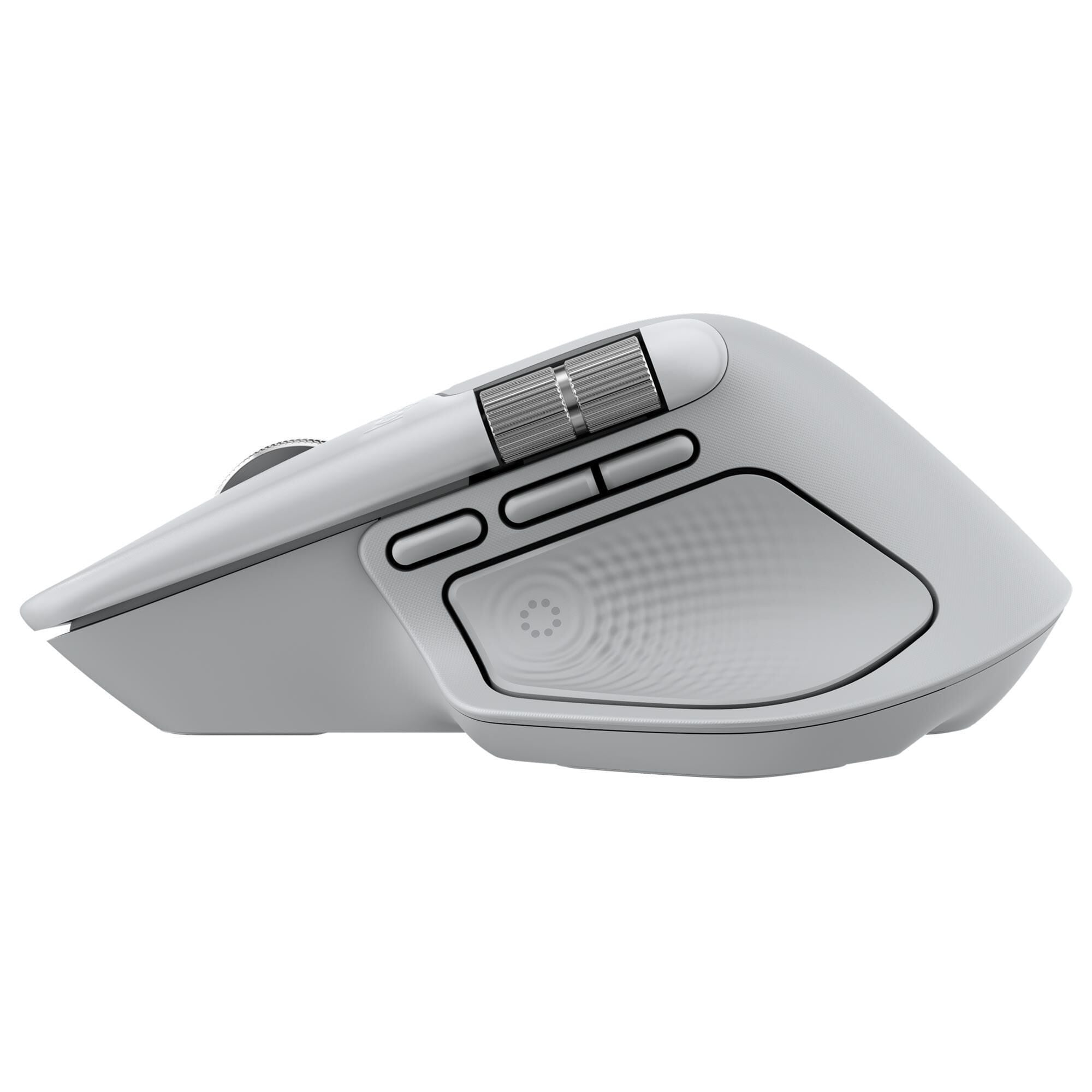 Logitech MX Master 4 Wireless Mouse for Mac in White Silver