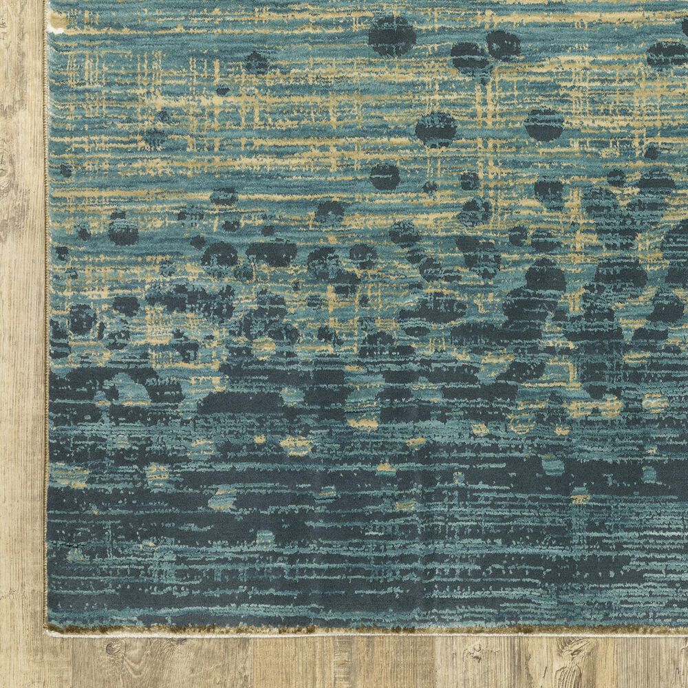 Oriental Weavers Reed 2&#39;3&quot; x 7&#39;6&quot; Blue and Brown Runner, , large