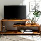 Walker Edison 60" Rustic Solid Wood TV Console in Amber, , large