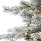 The Gerson Company 7.5" Narrow Spruce Pre-Lit Artificial Christmas Tree in Green, , large