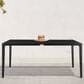Blue River Aileen Patio Dining Table in Black - Table Only, , large