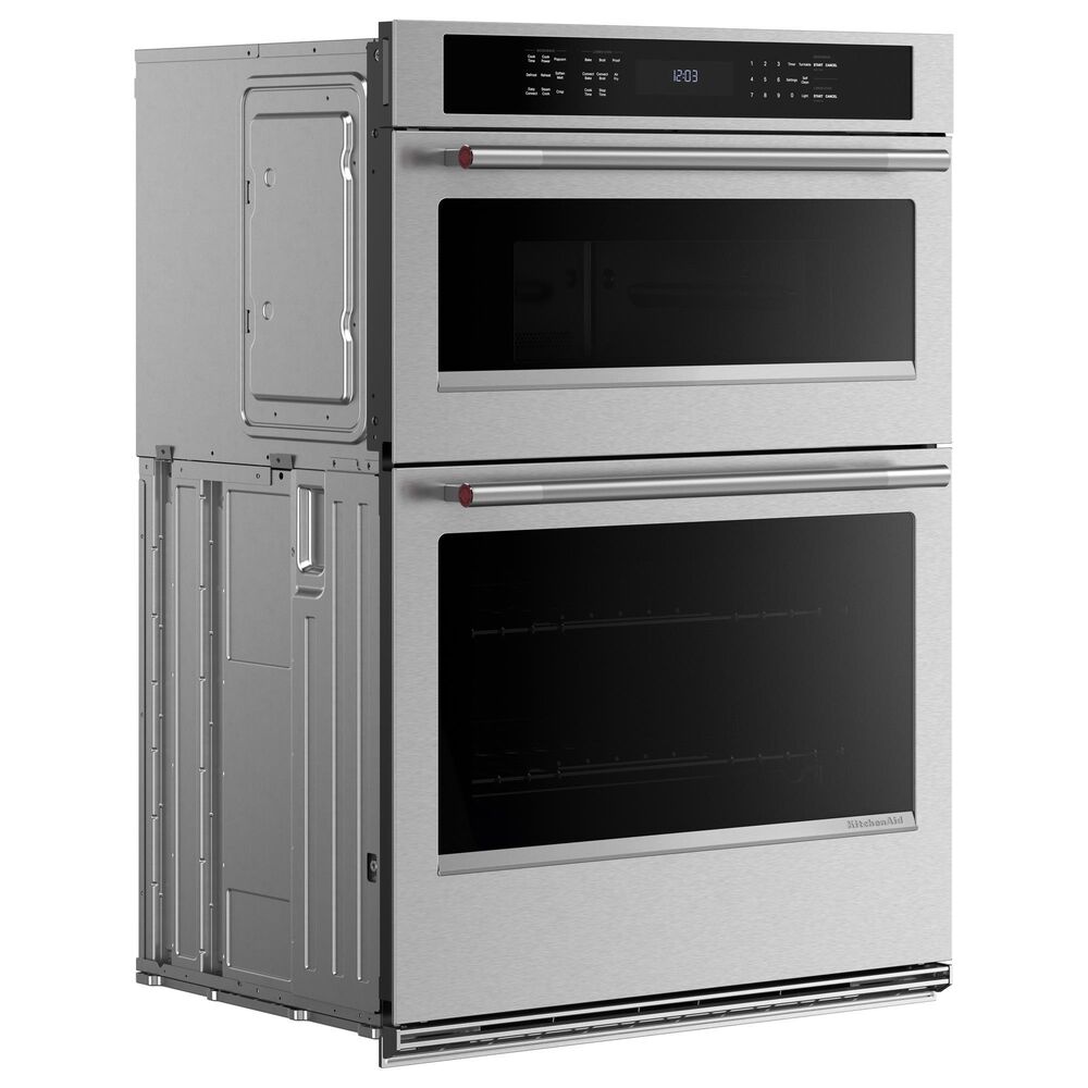 KitchenAid 30&quot; Combination Microwave Wall Oven with Air Fry Mode in PrintShield Stainless, , large