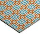 Dalyn Rug Company Marlo 2"3" x 7"6" Orange Indoor/Outdoor Runner, , large