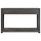 Furniture of America Piez Sofa Table in Ash Gray and Stainless Steel, , large