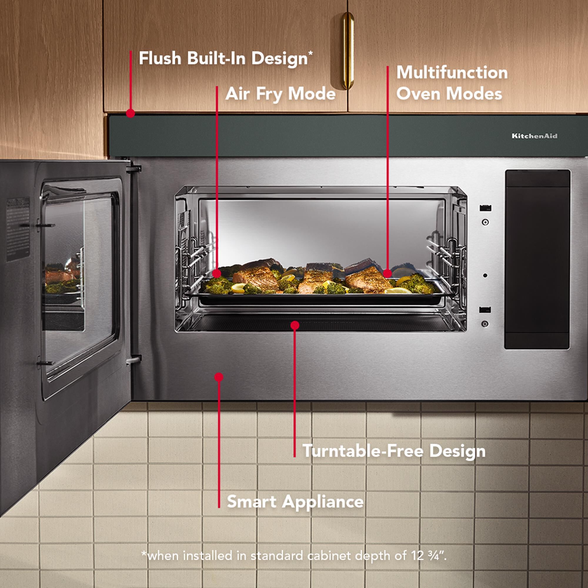 KitchenAid 1.1 Cu. Ft. Multifunction Over-the-Range Microwave Oven